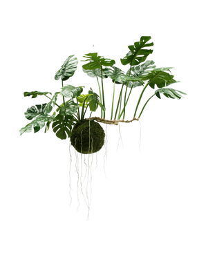 Plante artificielle tombante Monstera Deluxe 80 cm