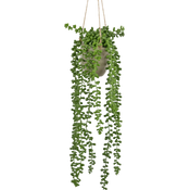 Plantes suspendues artificielles en pot
