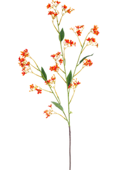 Branche artificielle Daphné 108 cm orange