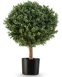 Plante Boule de buis artificiel sur tige d45 cm UV