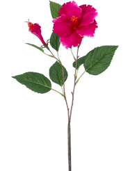 Fleur artificielle Hibiscus 73 cm rose
