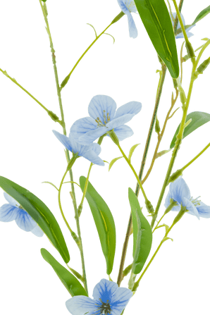 Fleur artificielle Alstroemeria Real Touch Bleu 100 cm