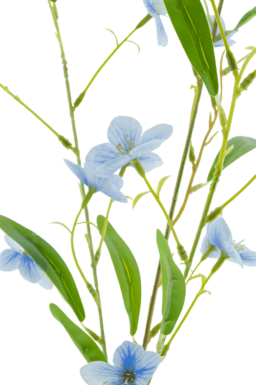 Fleur artificielle Alstroemeria Real Touch Bleu 100 cm