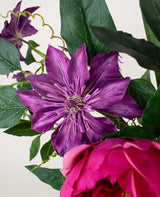 Zijden kunstbloemen boeket Caribbean Sunset